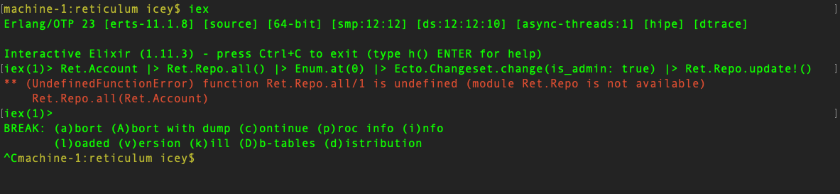 UndefinedFunctionError when attempting to create Admin User · Issue ...