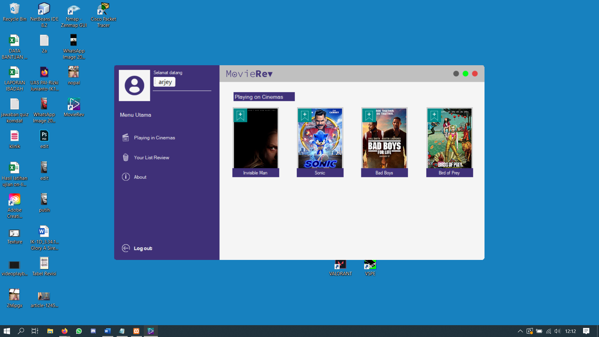 GitHub - Rizkijun/MovieReview: Movie Review Dekstop Application using ...