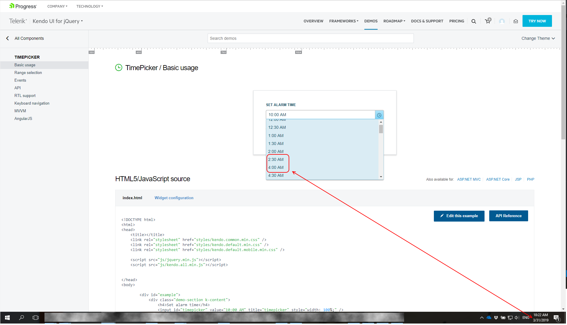 TimePicker missing times - change to summertime bug · Issue #4951 ...