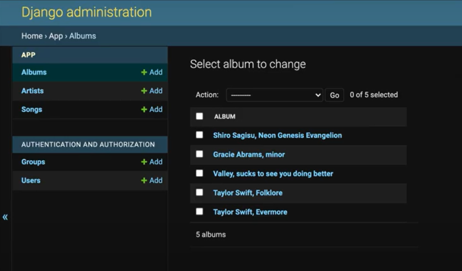 GitHub - irfhanaz/Music_DBMS: Django Music DBMS Project