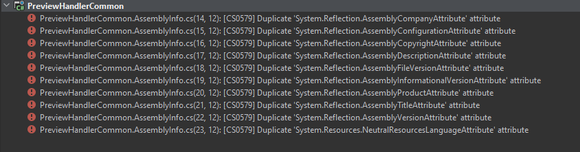 Can't compile explorer preview modules · Issue #15474 · microsoft ...