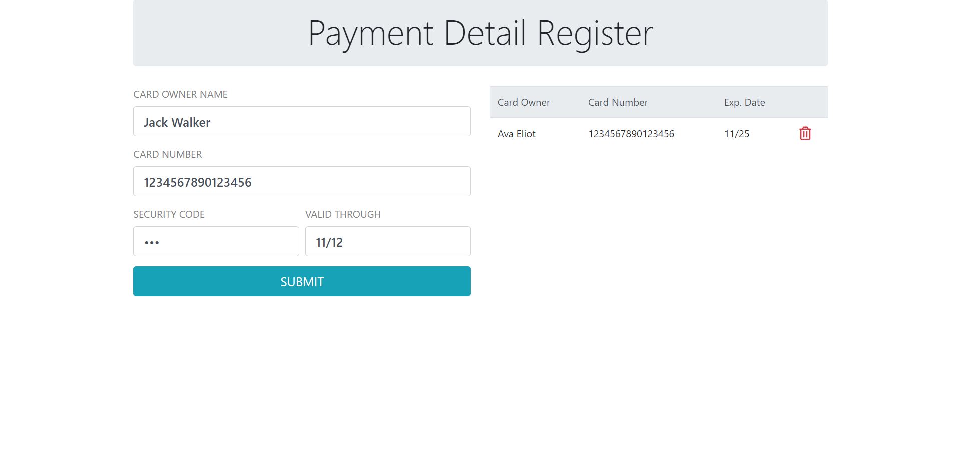 GitHub - dharmjeet05/PaymentDetails-AngularApp