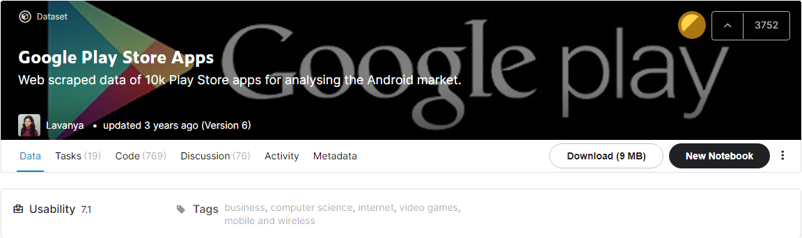 Google datasets. Google datasets