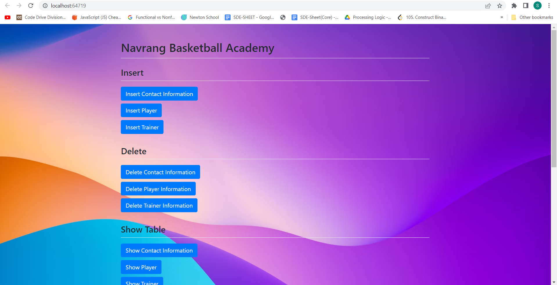 GitHub - njshah301/Basketball_Training_Manangement_System: Front End is ...