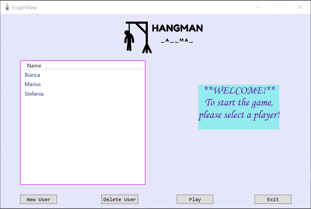 GitHub - HidosBiancaSidonia/Hangman-Game