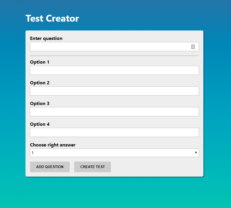 GitHub - Kapatych/Tests: 🎓📃 Simple platform for tests and quiz (React ...