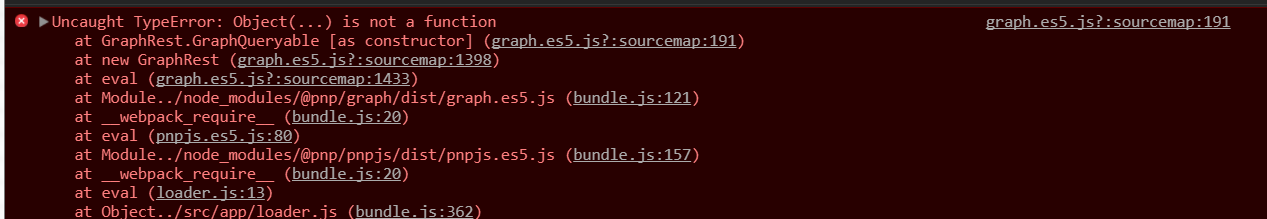 Having issues bundling this with webpack · Issue #254 · pnp/pnpjs · GitHub