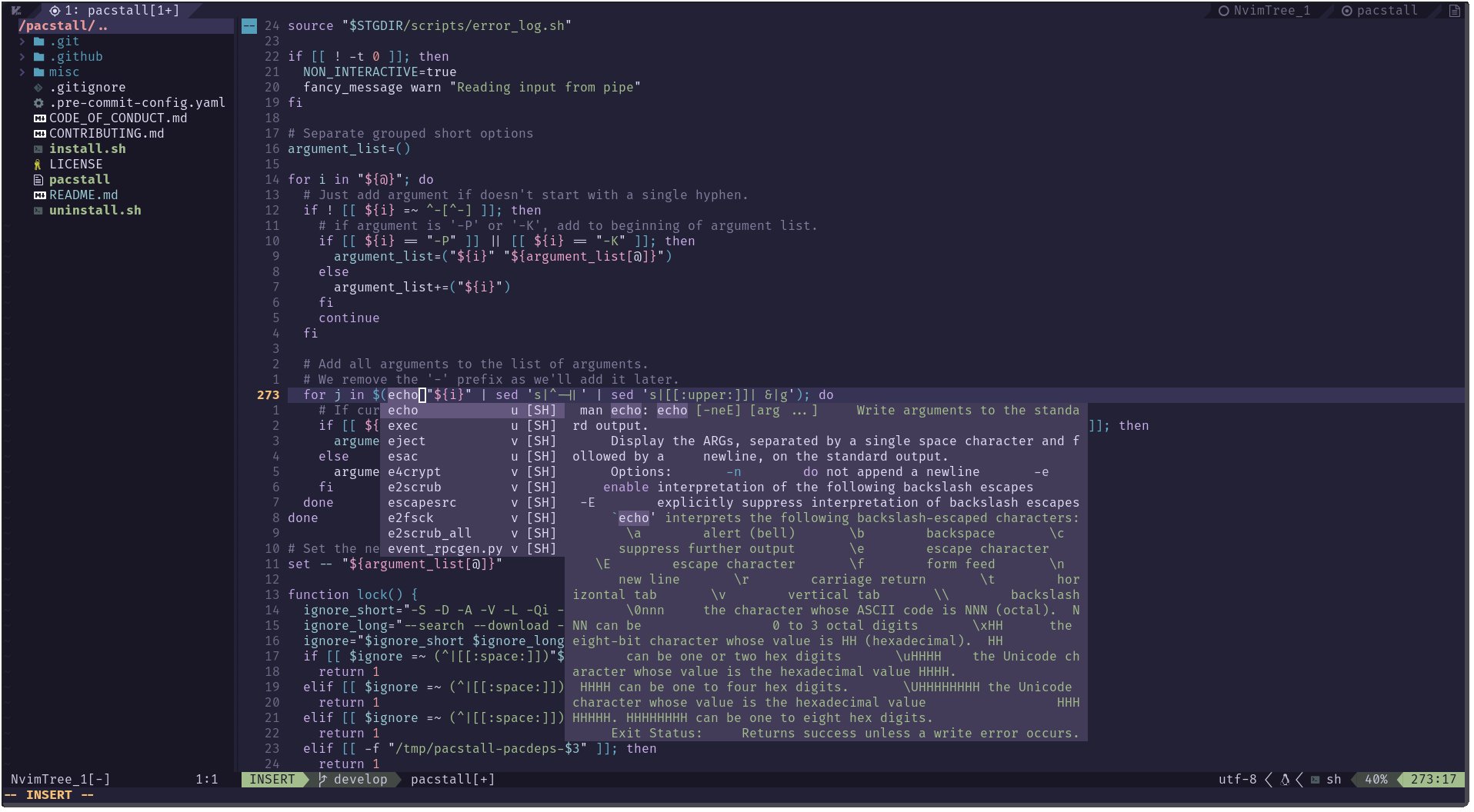 Screenshot of venom