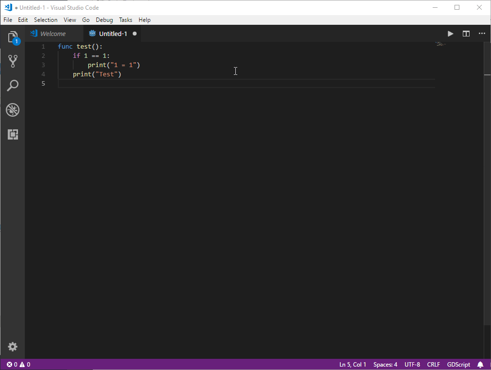 Pressing tab with auto-indent on from the beginning of a line indents ...