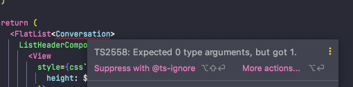 FlatList item is type any instead of being inferred · Issue #1349 ...