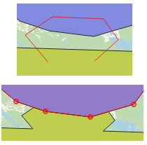 Topological editing with avoid overlap creates vertices in different ...