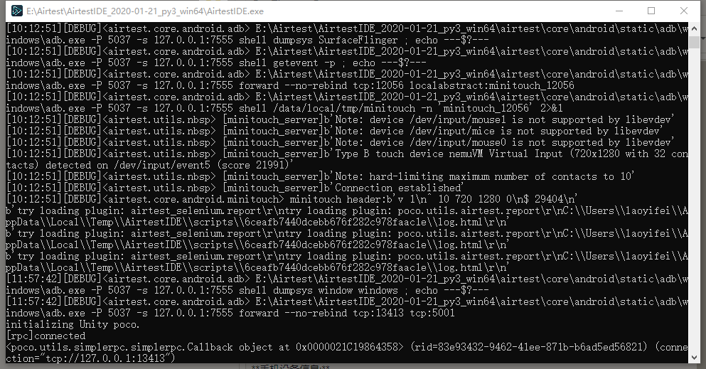 RpcTimeoutError · Issue #776 · AirtestProject/AirtestIDE · GitHub