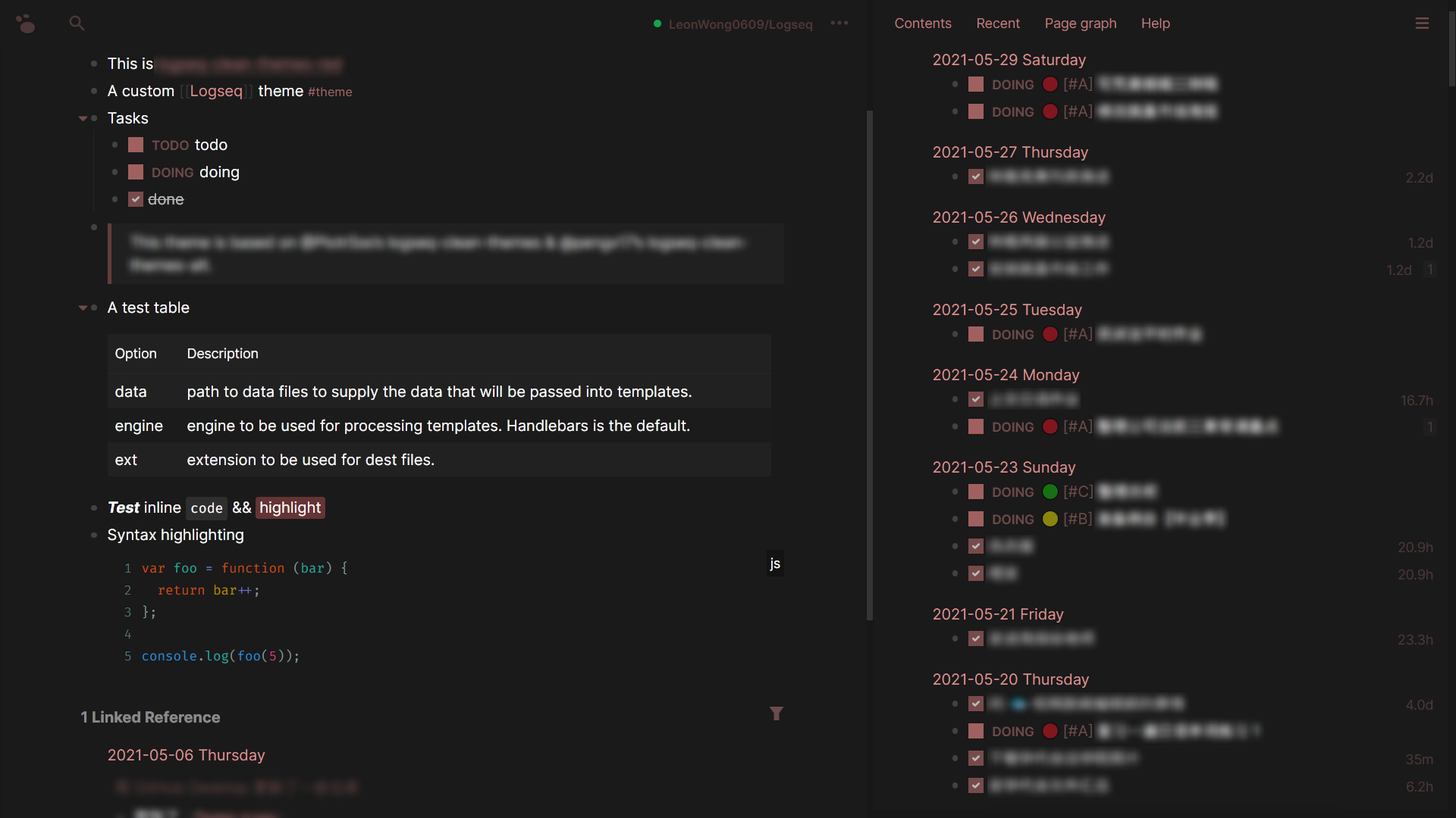 GitHub - Mavalator/logseq-default-dark-0-saturation: Default Logseq ...