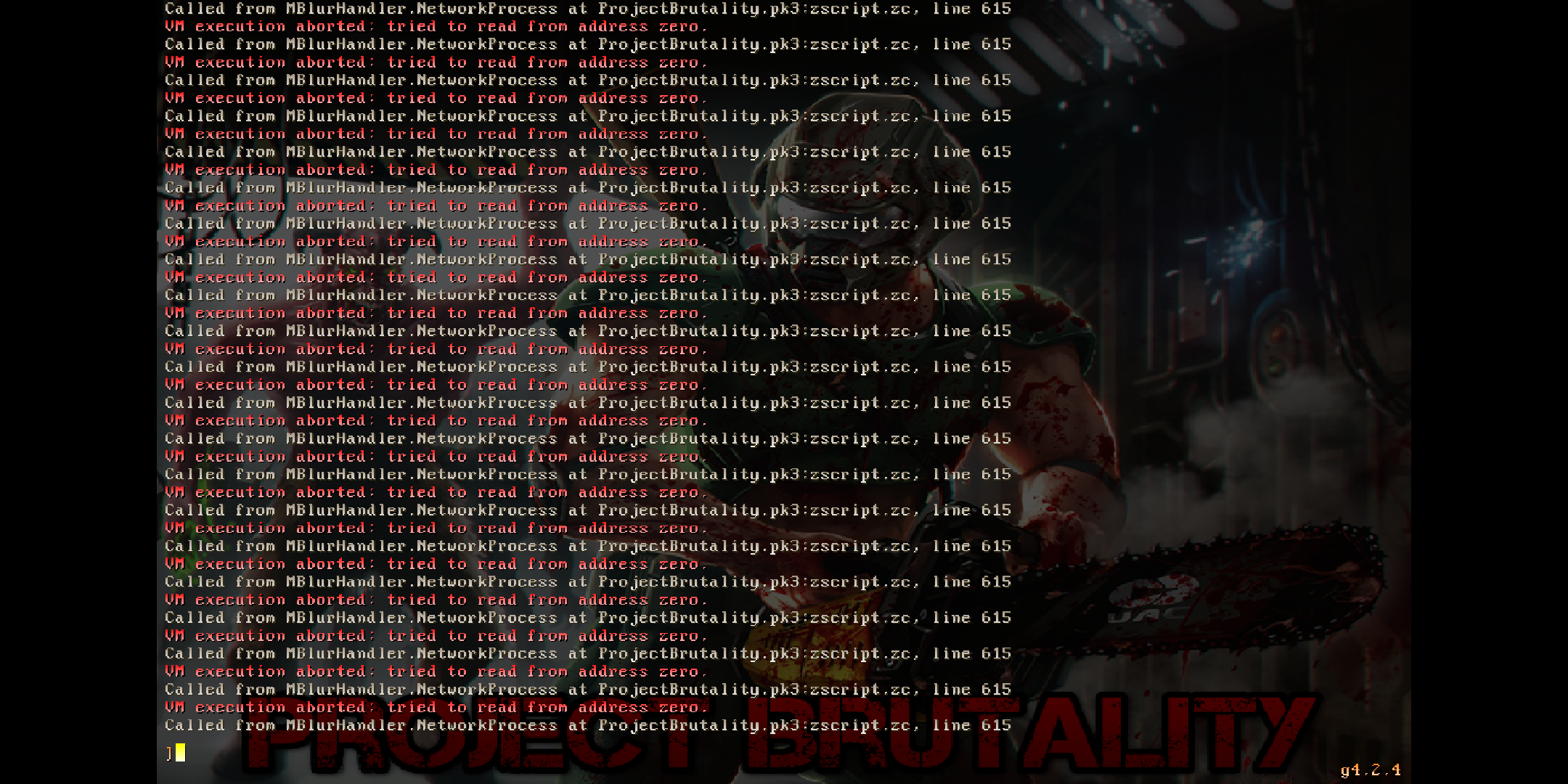 MISTAKE PROJECT ■ PUDGY trying to use debug mode but this error keeps popping up and