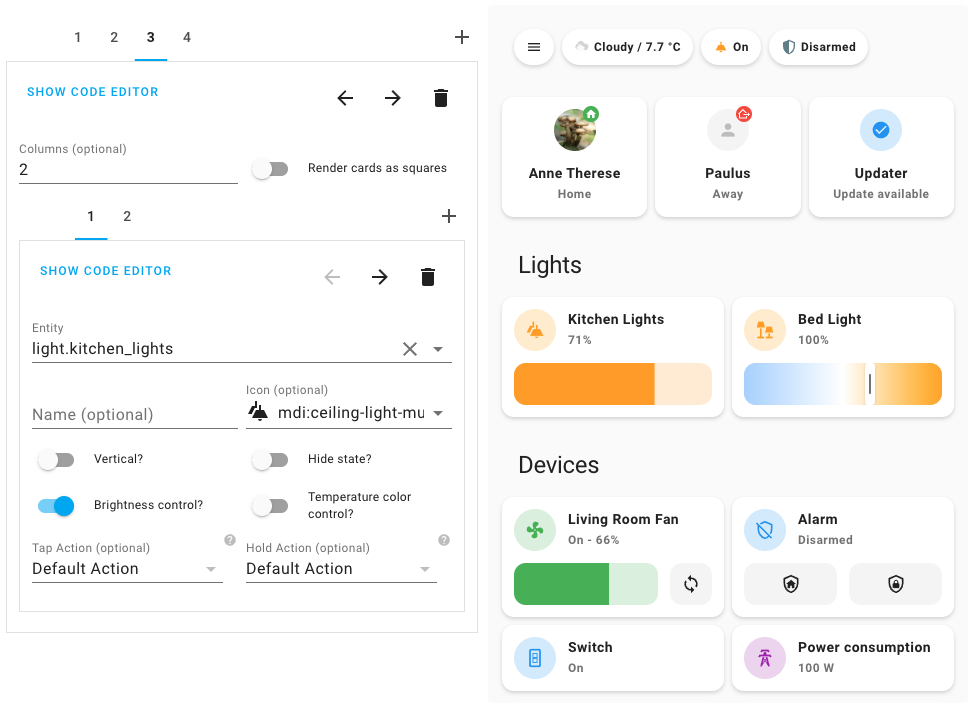 - piitaya/lovelace-mushroom: Mushroom Cards Build a beautiful dashboard easily