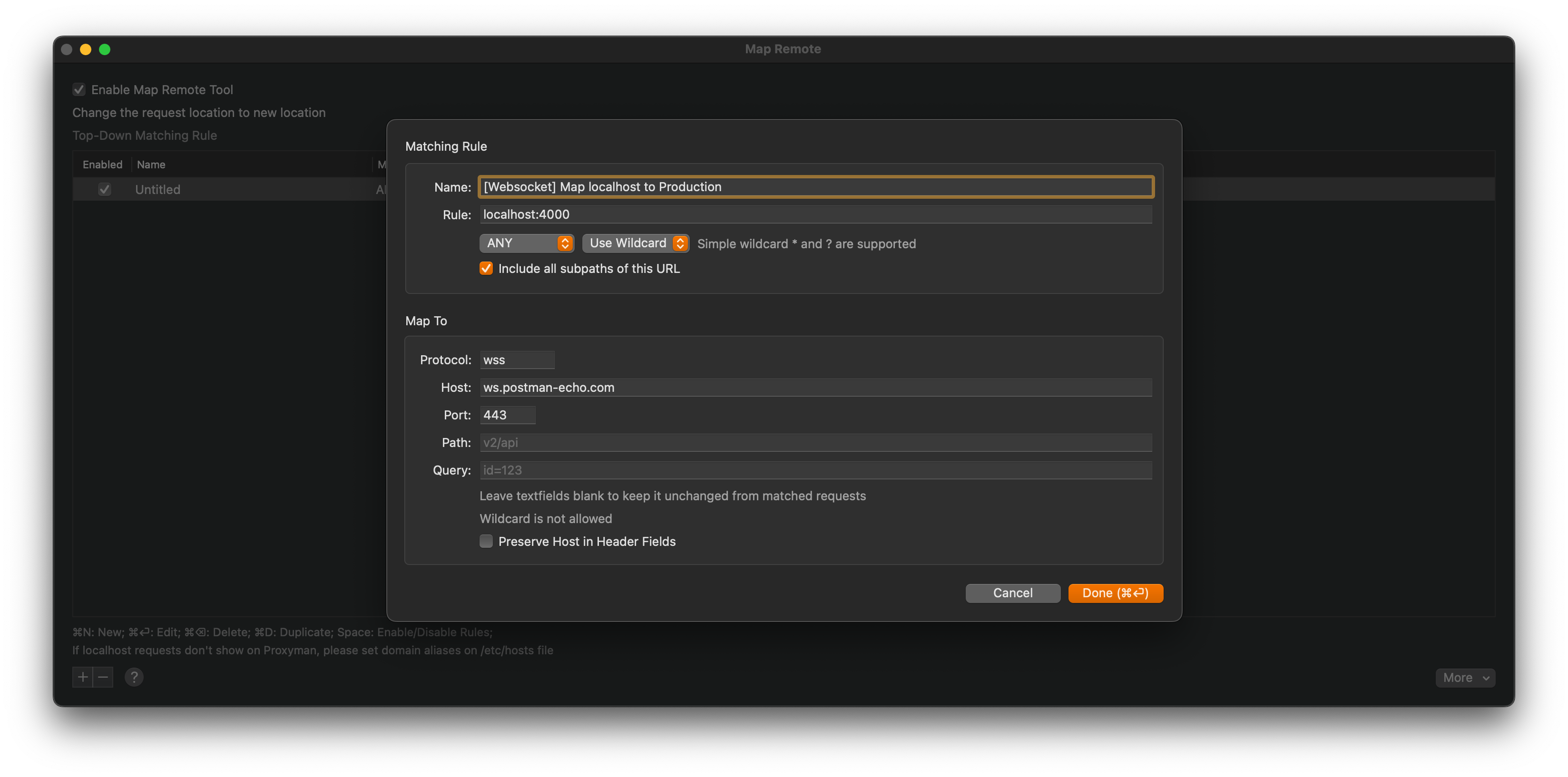 localhost to production
