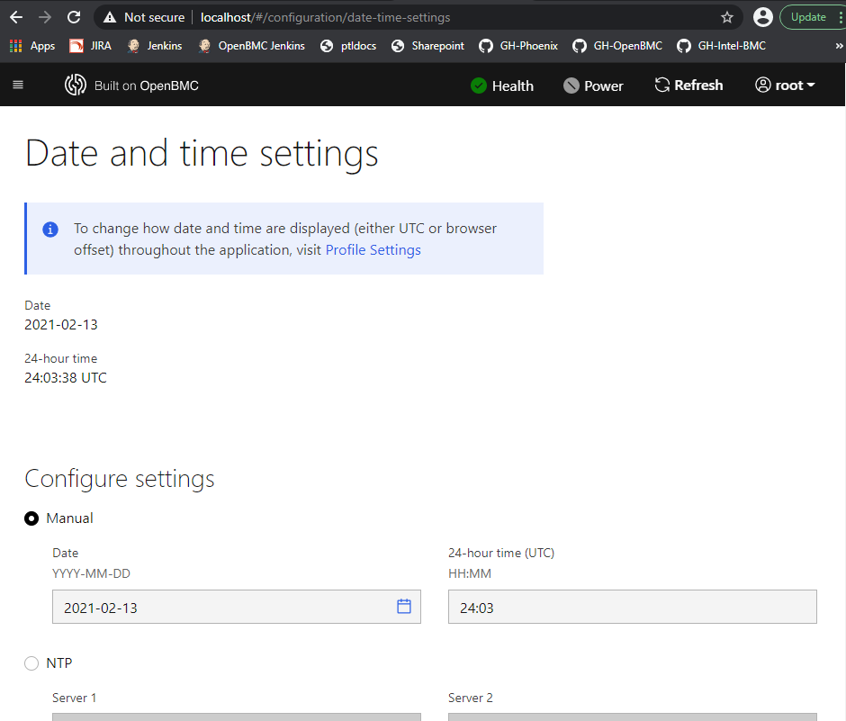 24 hour Time has incorrect time roll over · Issue 52 · openbmc/webui
