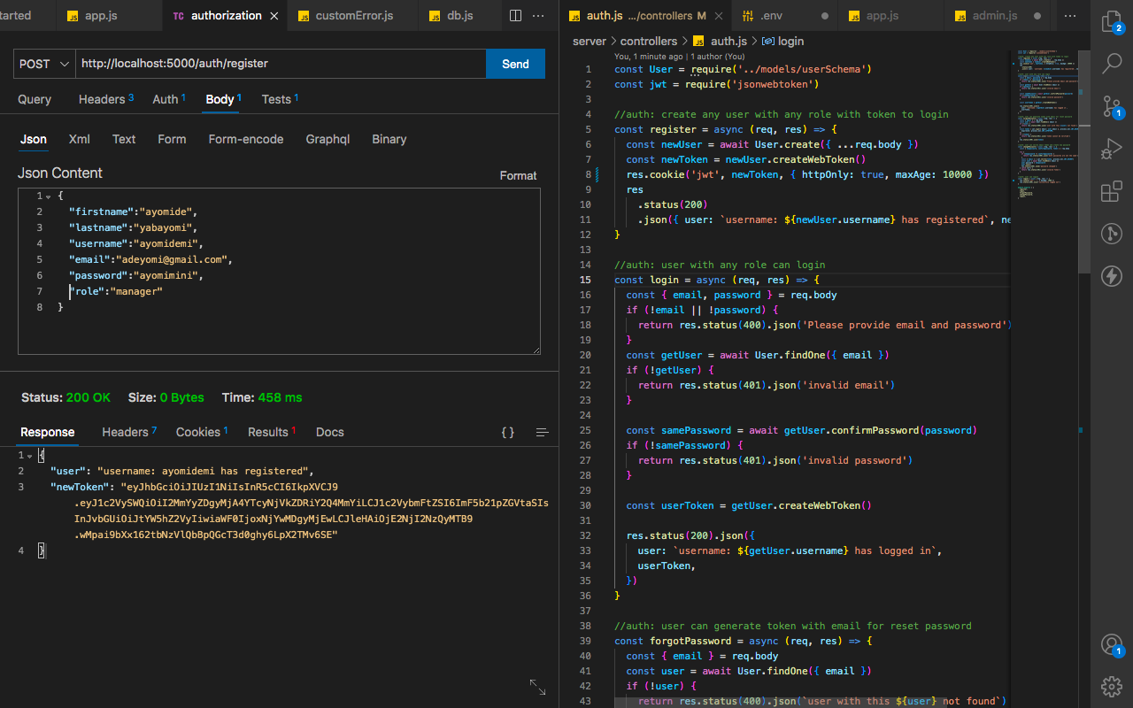 GitHub Holutunde/zuriauthenticationsystem An authentication system with register, login and