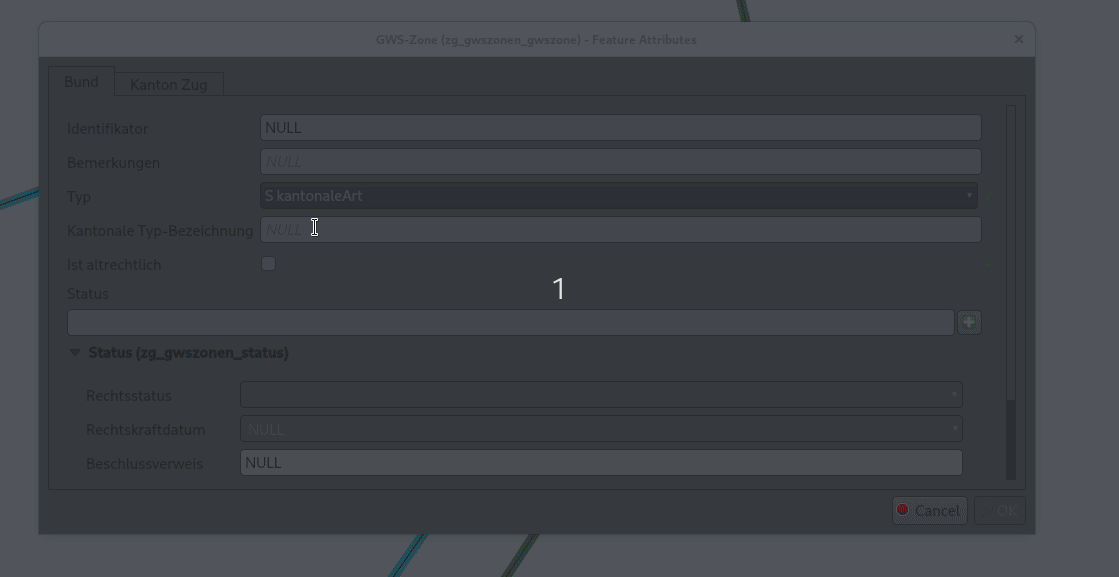 Relation reference widget: add feature does not give any feedback ...