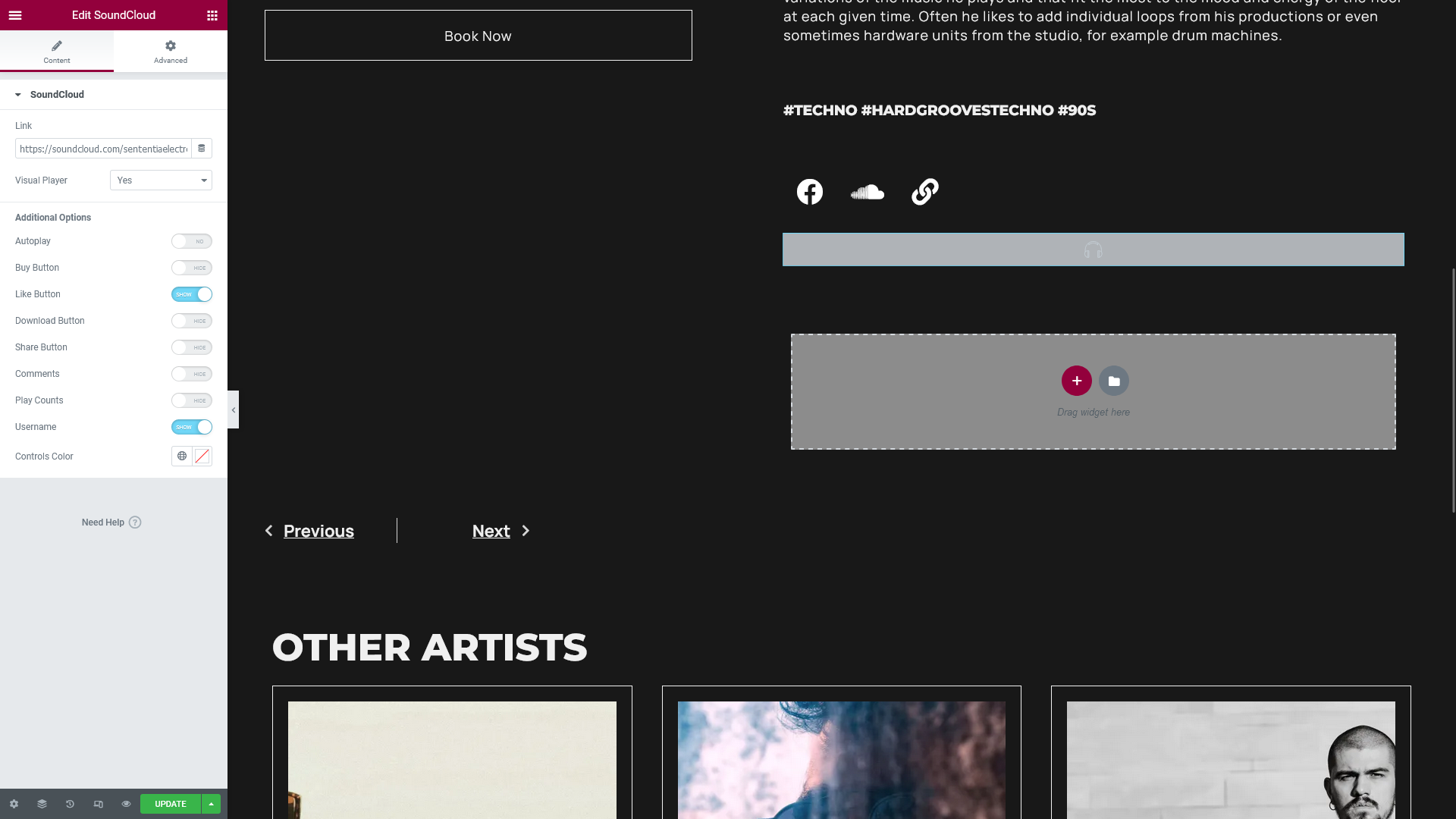 ⛔ 🐞 Bug Report SoundCloud widget is not working anymore Elementor v3