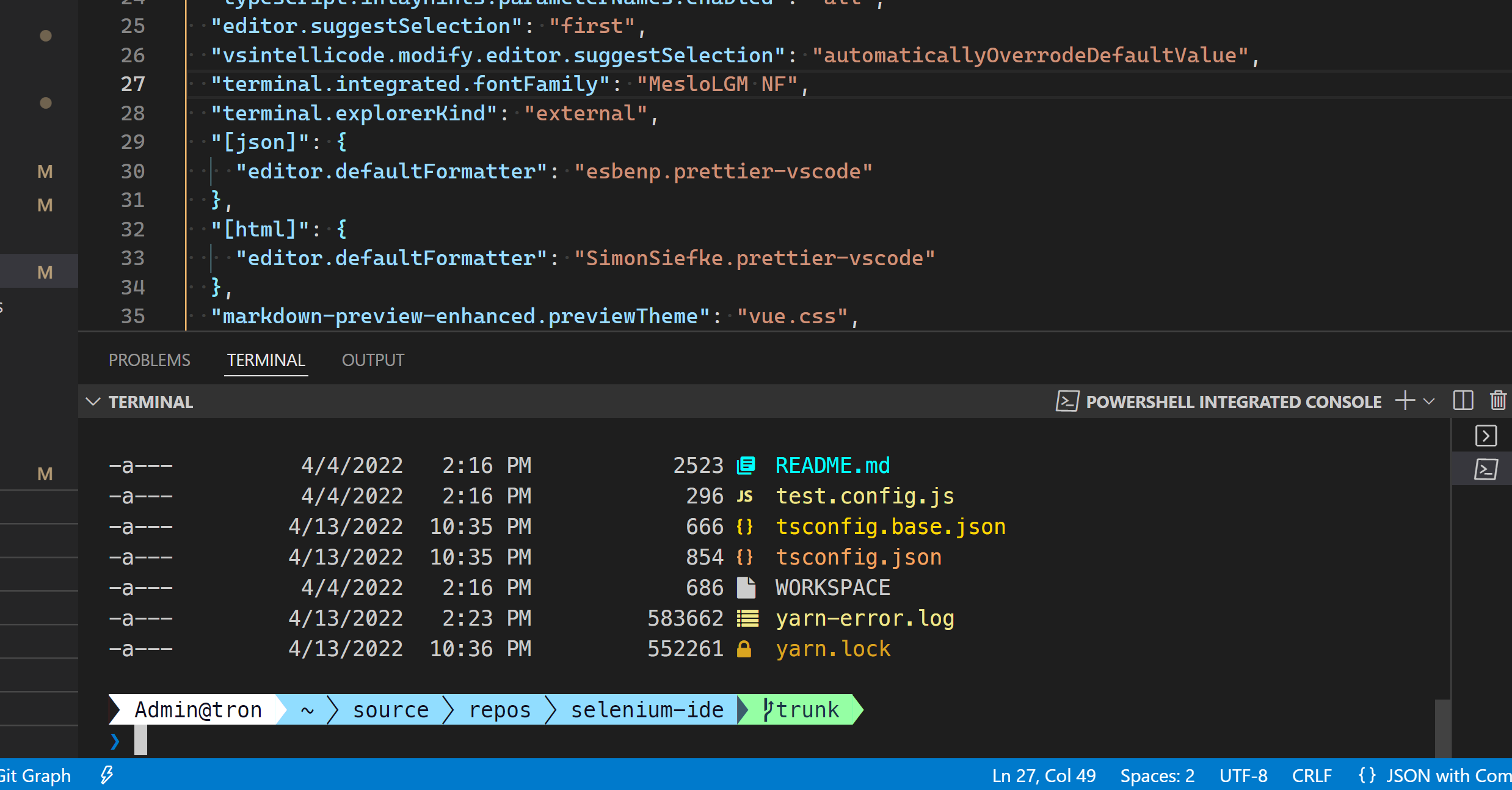 VS Code terminal support? · Issue #75 · devblackops/Terminal-Icons · GitHub
