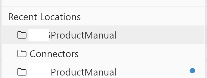 Recent folder list, need method to remove legacy folder · Issue #5503 ...