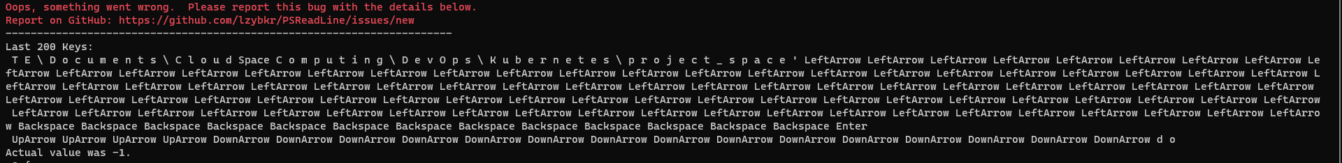 This error got generated on my terminal a while ago, as I completed the ...