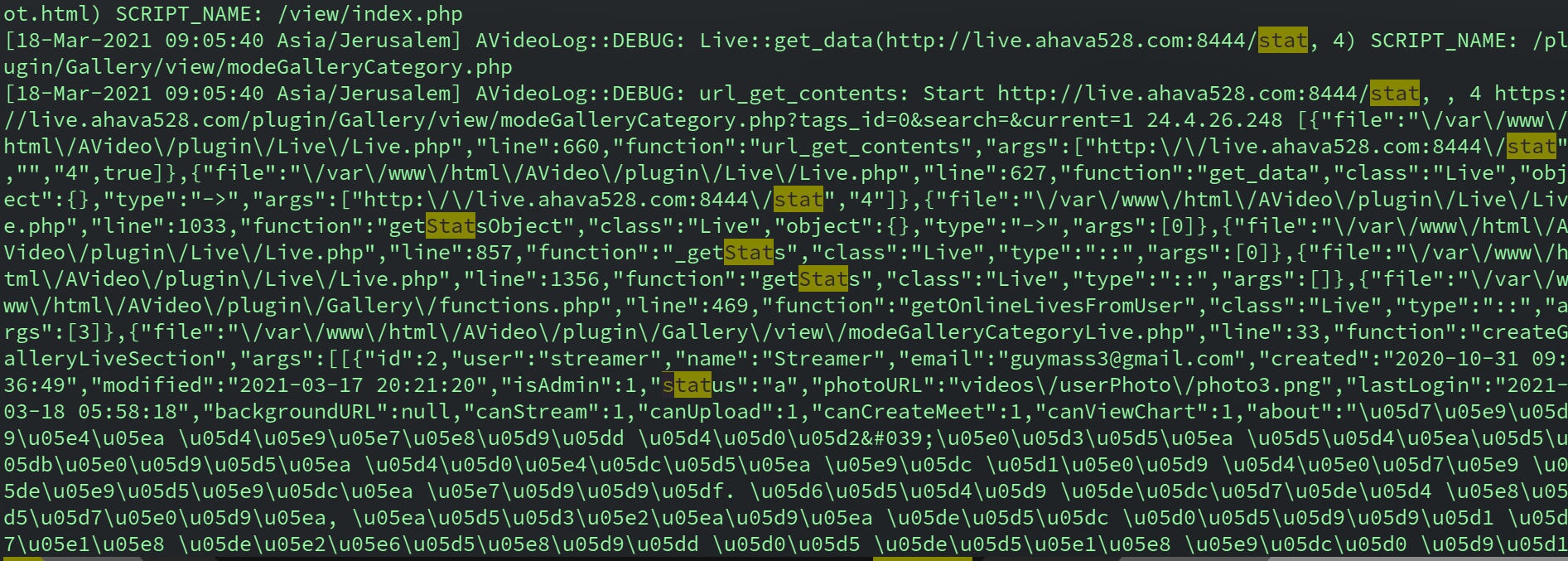 RTMP showing OFFLINE for live streams! · Issue #4736 · WWBN/AVideo · GitHub