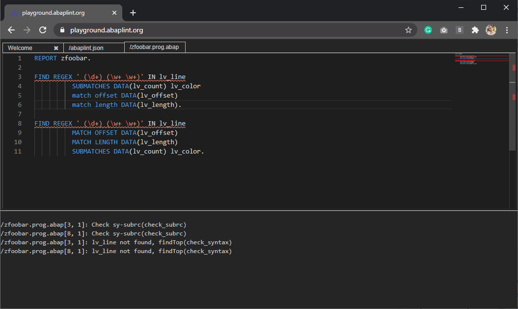 FIND should allow permutations, syntax · Issue #1592 · abaplint ...