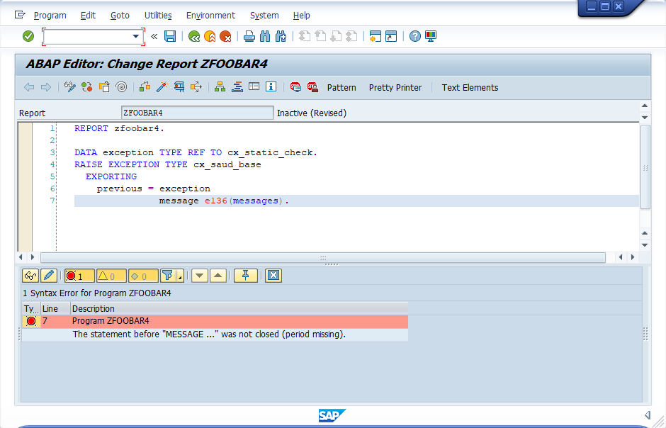 instanceof Statements.Raise is incomplete · Issue #1683 · abaplint ...