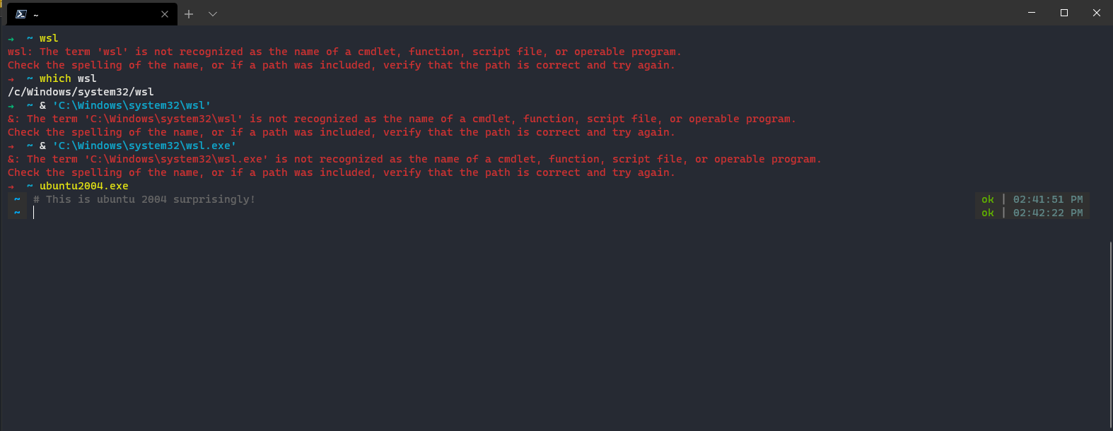 Partial problem with wsl path. · Issue #6124 · microsoft/WSL · GitHub