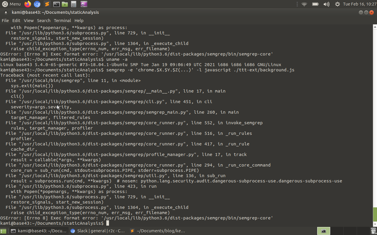 Support For 32 Bit Architecture Compile Semgrep Core For 32bits Machines Issue 2565 Support For 32 Bit Architecture Compile Semgrep Core For 32bits Machines Issue 2565