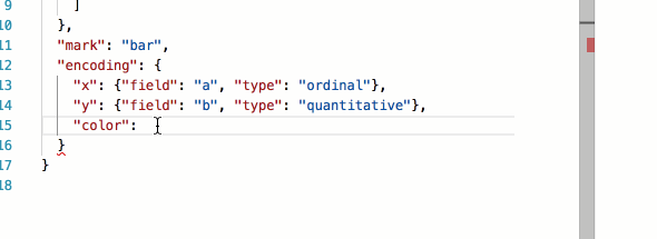 Autocomplete slightly broken · Issue #99 · vega/editor · GitHub