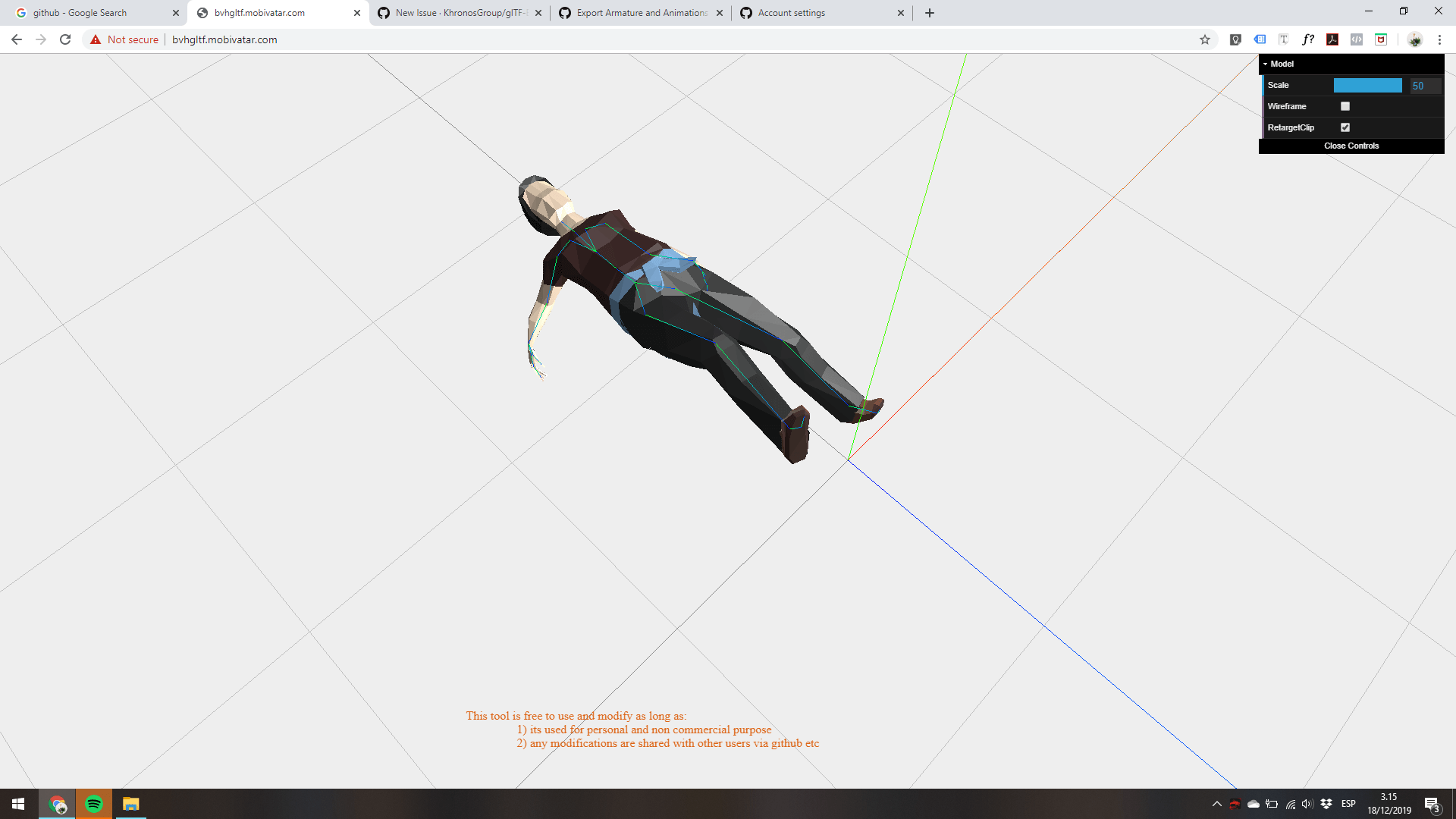 Armature BVH GLTF ThreeJS · Issue 839 · KhronosGroup/glTF