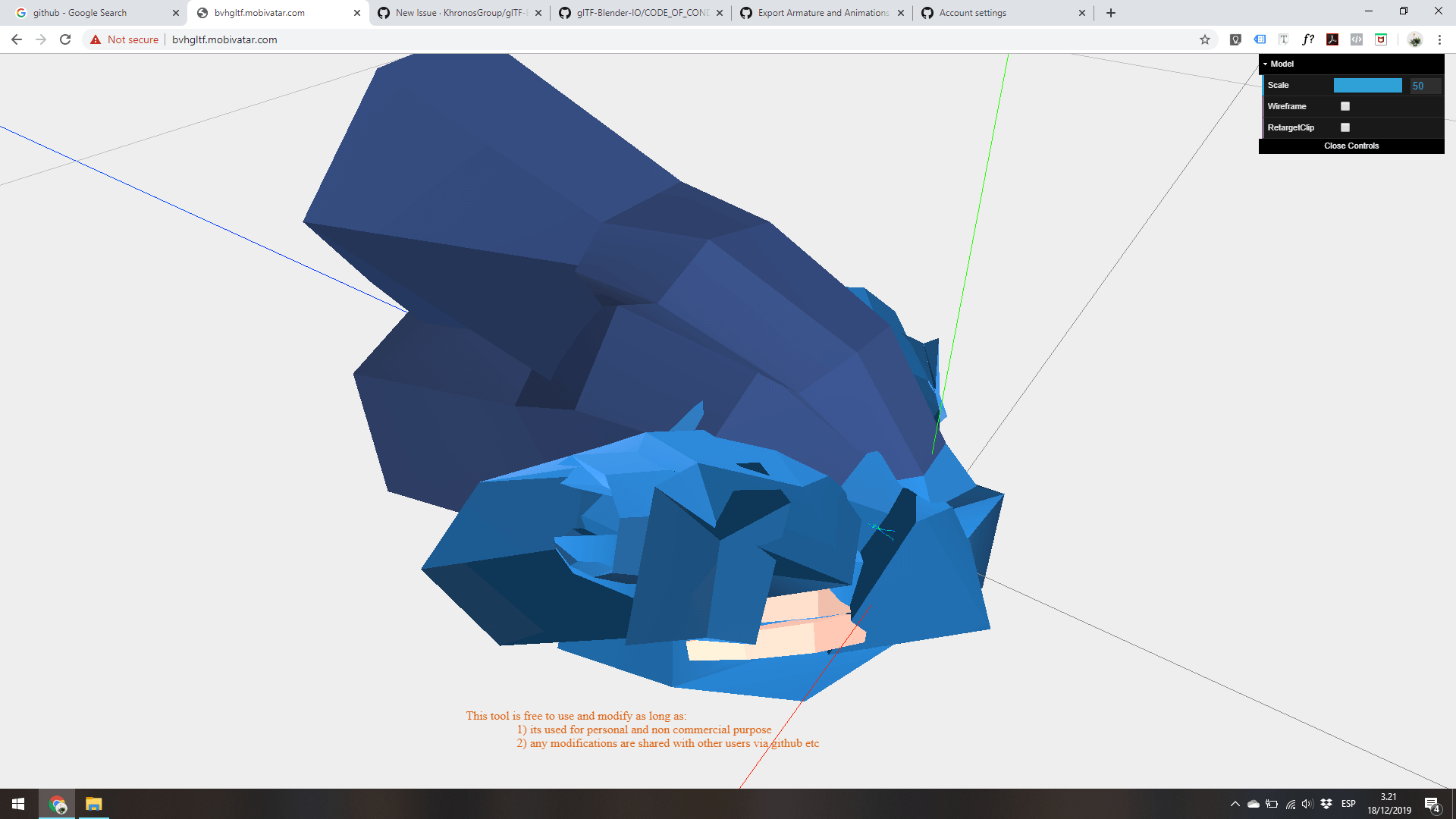 Armature BVH GLTF ThreeJS · Issue 839 · KhronosGroup/glTF