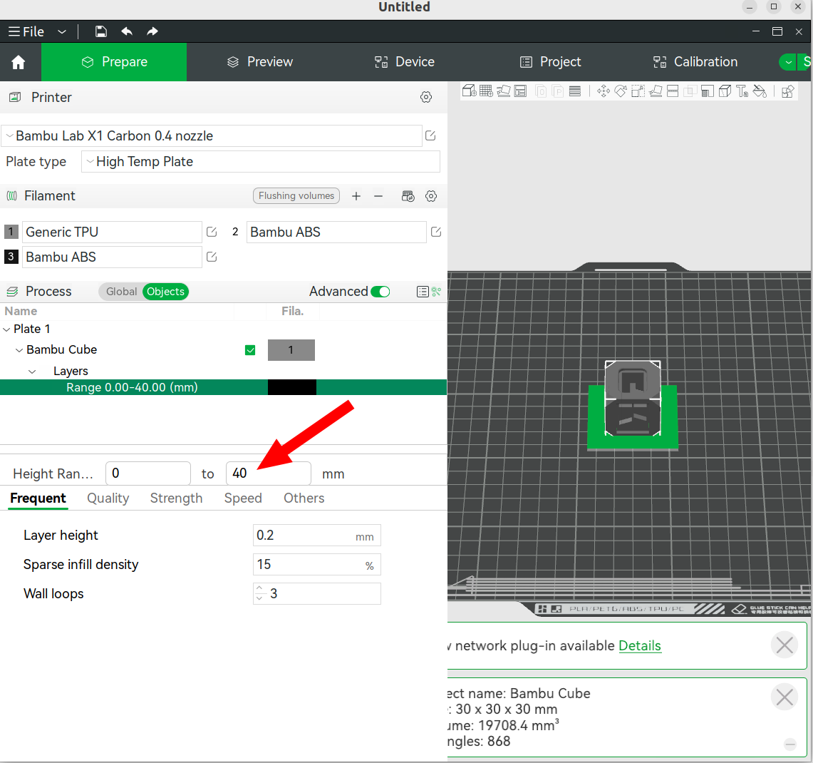 Crash setting height range modifier larger then object · Issue #2076 ...
