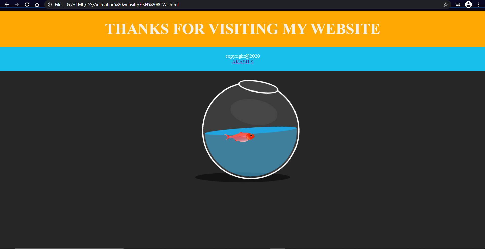 GitHub - akashsaravanan007/Animated_Website_Design: Animated Website ...