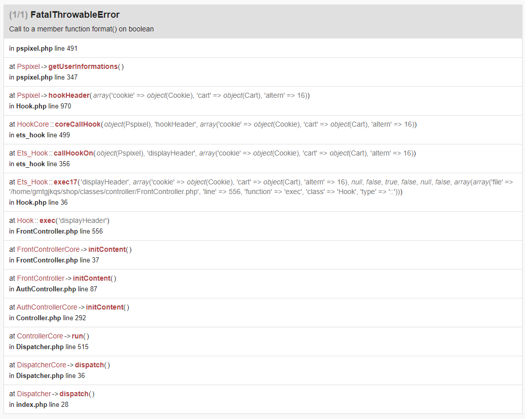 pspixel error 500 · Issue #17128 · PrestaShop/PrestaShop · GitHub