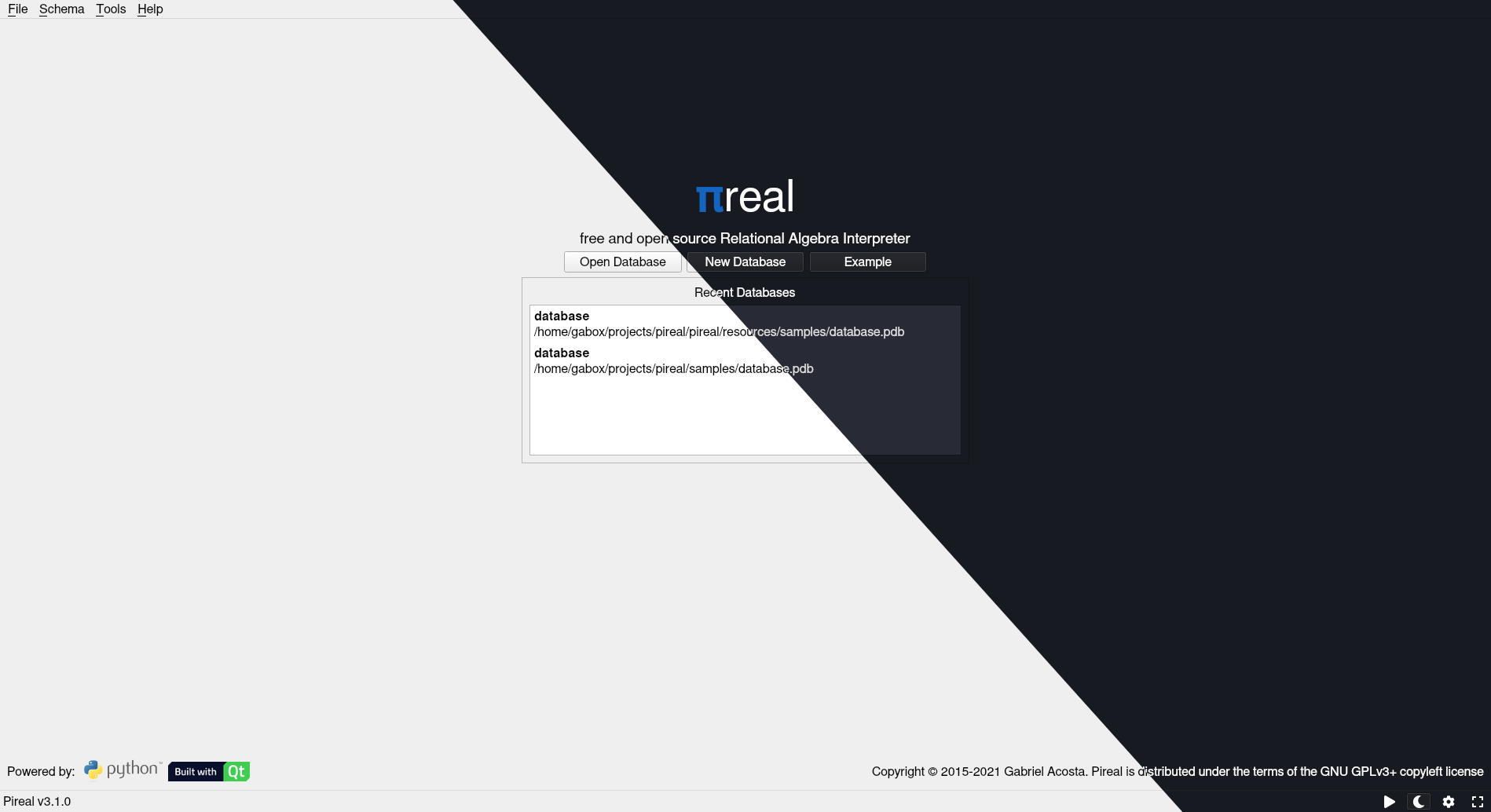 Github centaurialpha pireal relational algebra interpreter writting