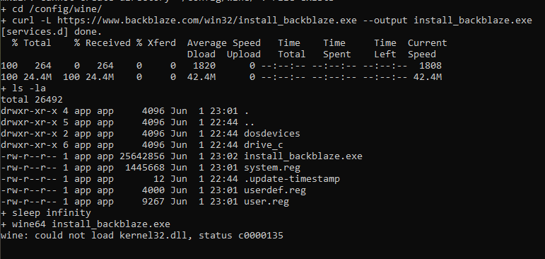 Ubuntu 20: Wine kernel32.dll error, status c0000135 · Issue #58 ...
