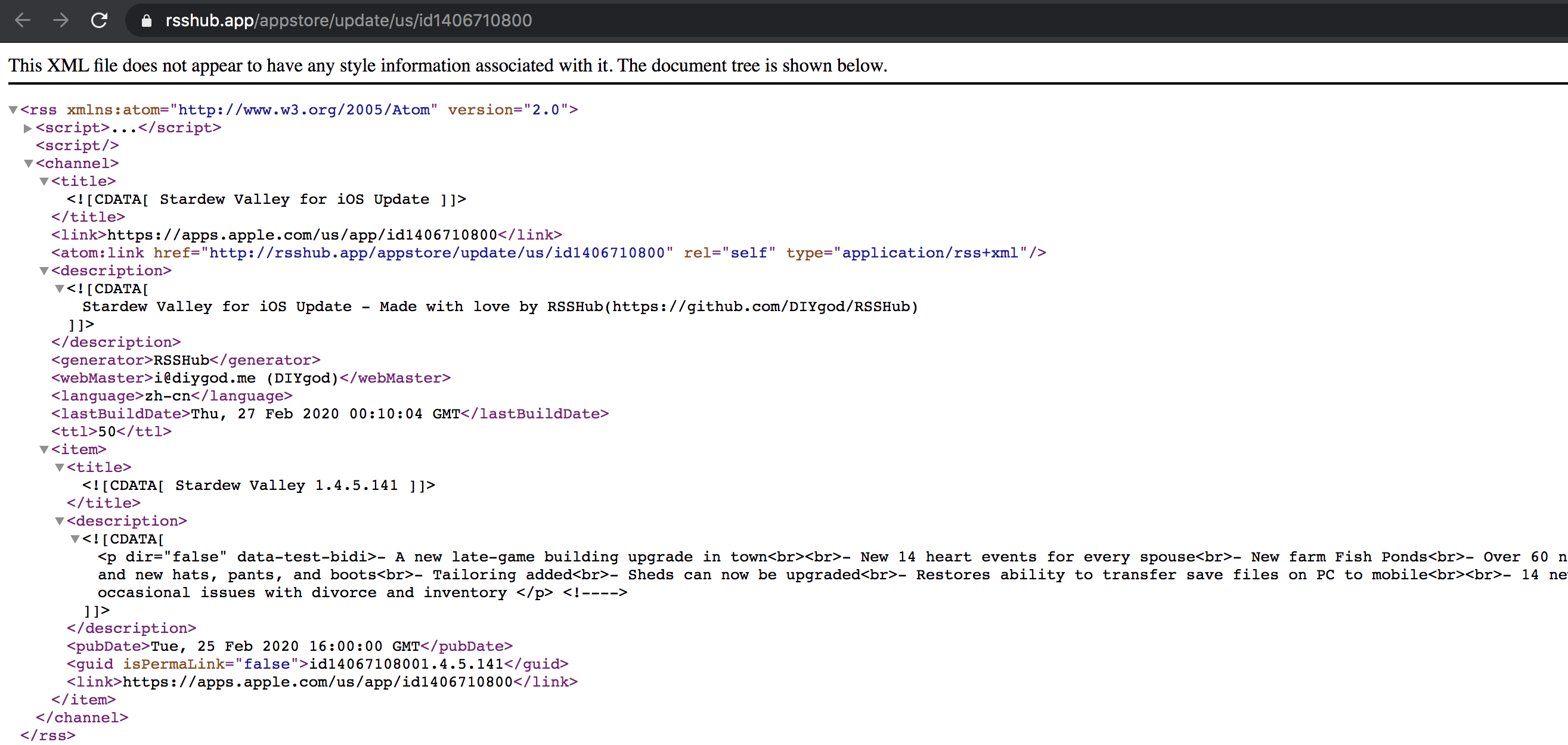 App Store iOS 应用更新 的路由 出岔子 · Issue #4095 · DIYgod/RSSHub · GitHub