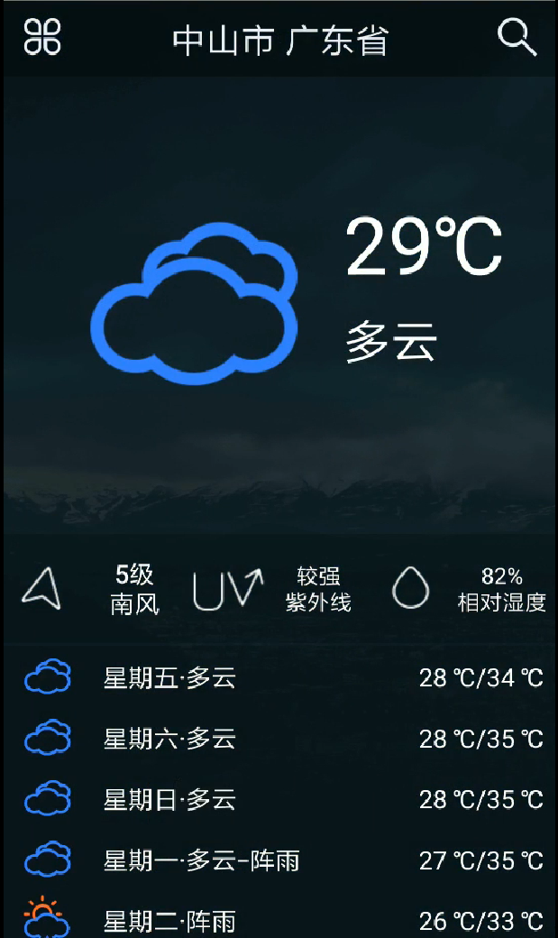 GitHub - modifyFun/Weather_forecast_App: 基于和风天气API与腾讯位置SDK的安卓天气预报APP ...