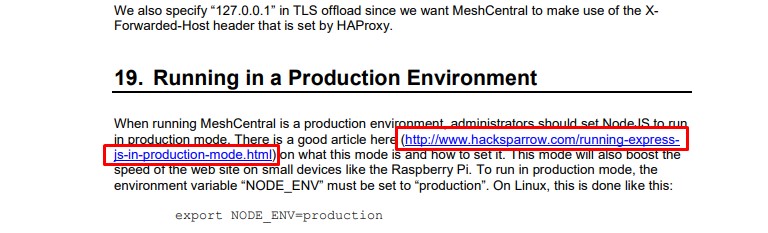 Invalid link in documentation · Issue #1216 · Ylianst/MeshCentral · GitHub