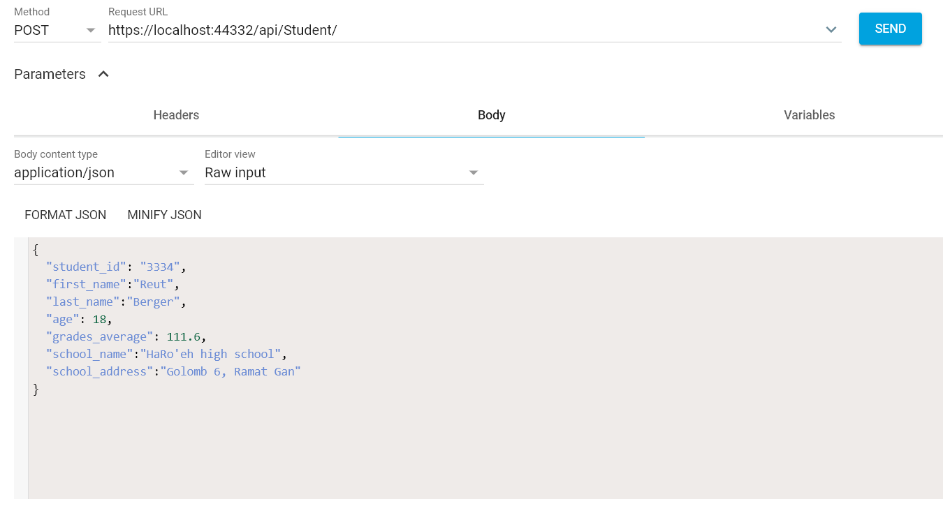 GitHub - ReutBerger/StudentManagementSystem: Personal project - rest API