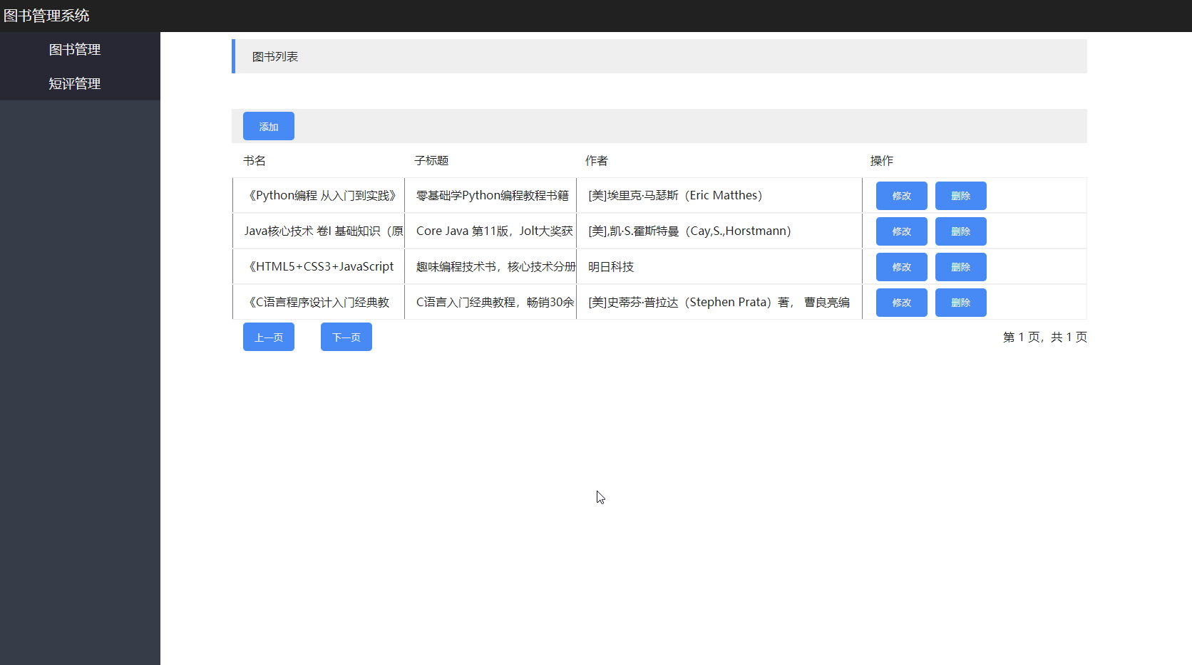 GitHub - zhuaowei/bookstore: 一个图书评价和管理系统