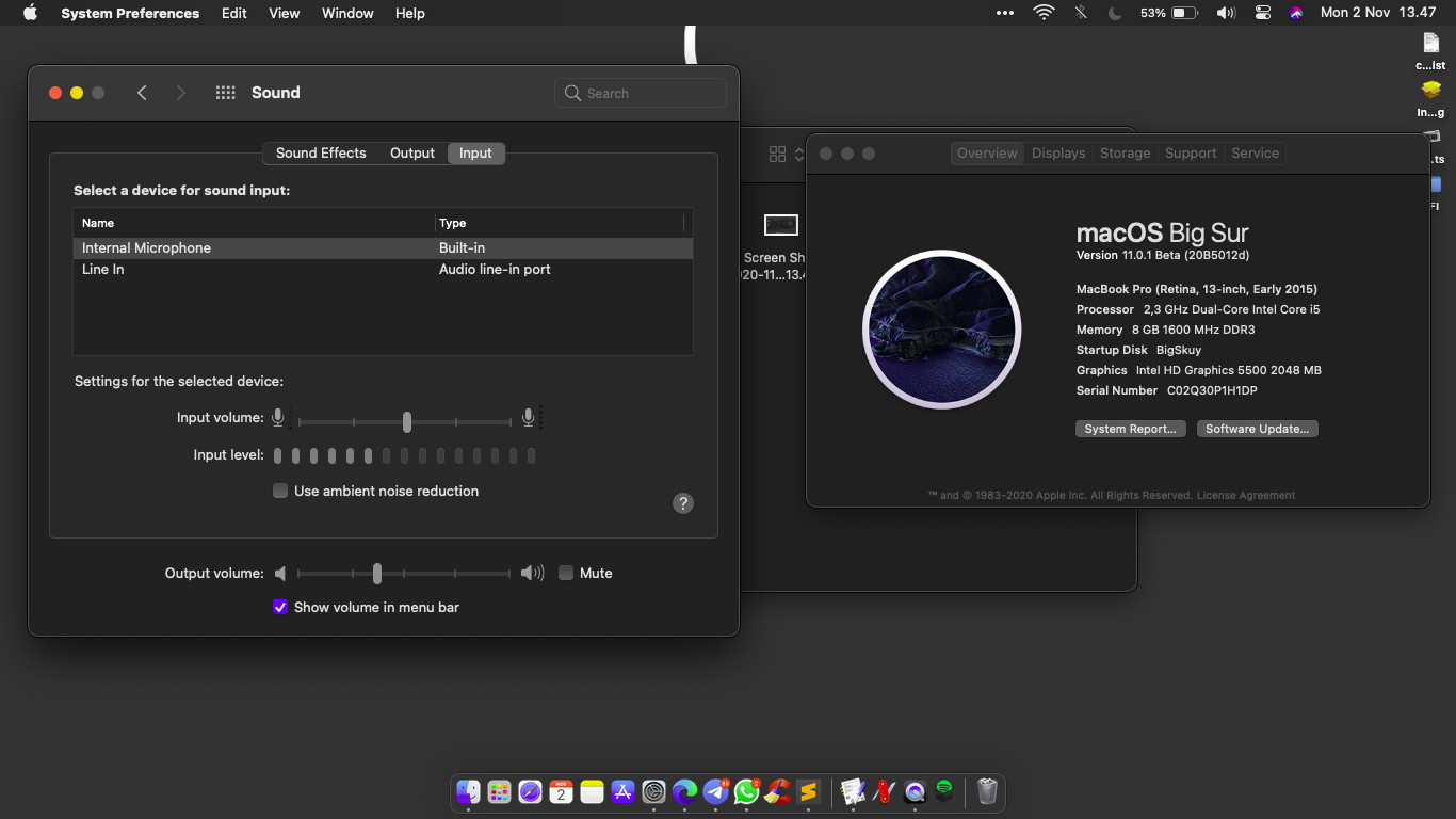 Audio and Battery Indicator not working (Big Sur) · Issue 3 · exxncss