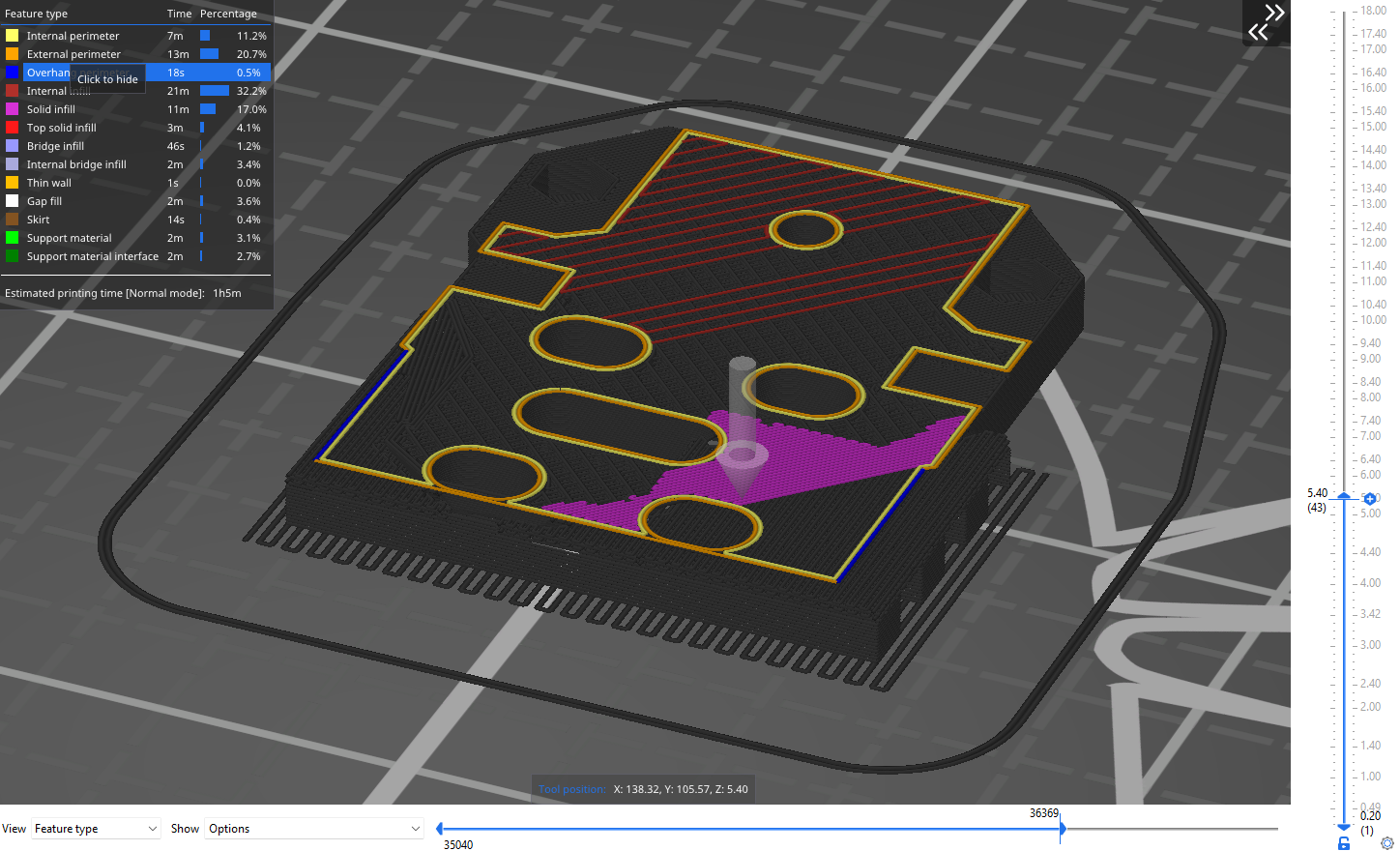 Layer above support material interface is not consistent · Issue 2255