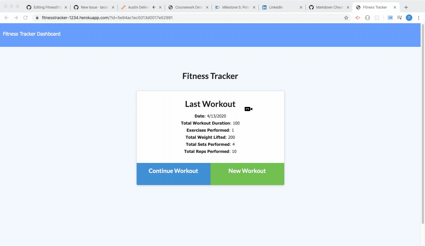 GitHub - taralovestea/FitnessTracker: Track your fitness goals with ...