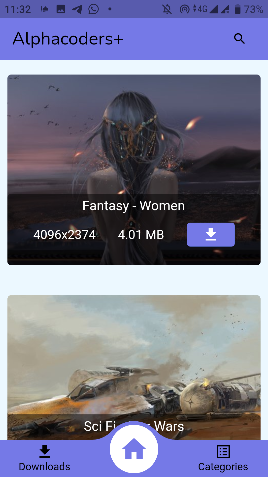 GitHub - Ammourie/wallpaper-abyss: simple flutter app to download ...