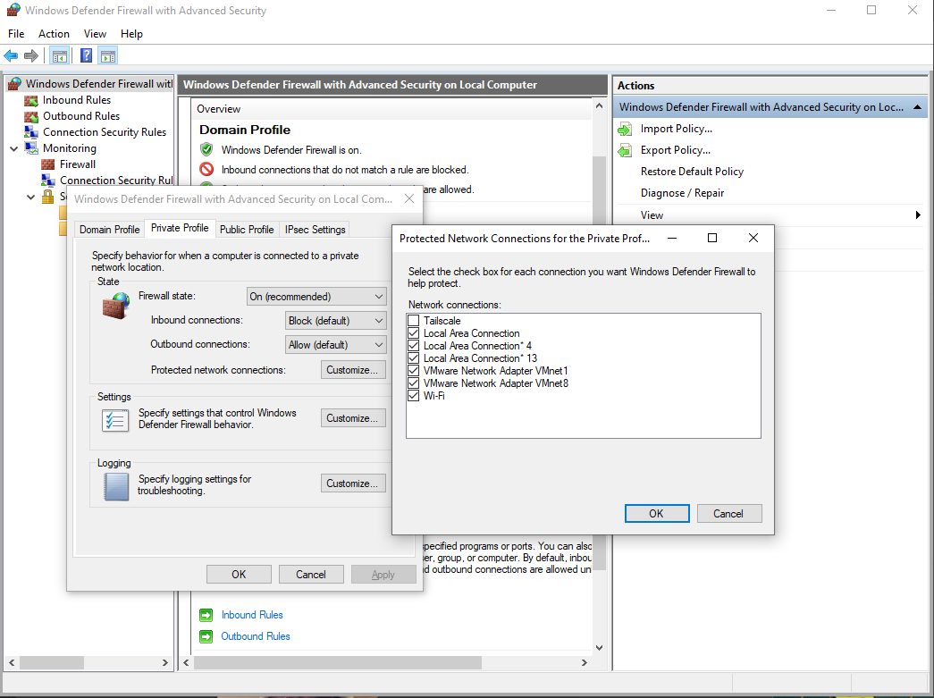 Update OS firewall settings to allow Tailscale · Issue 454 · tailscale/tailscale · GitHub